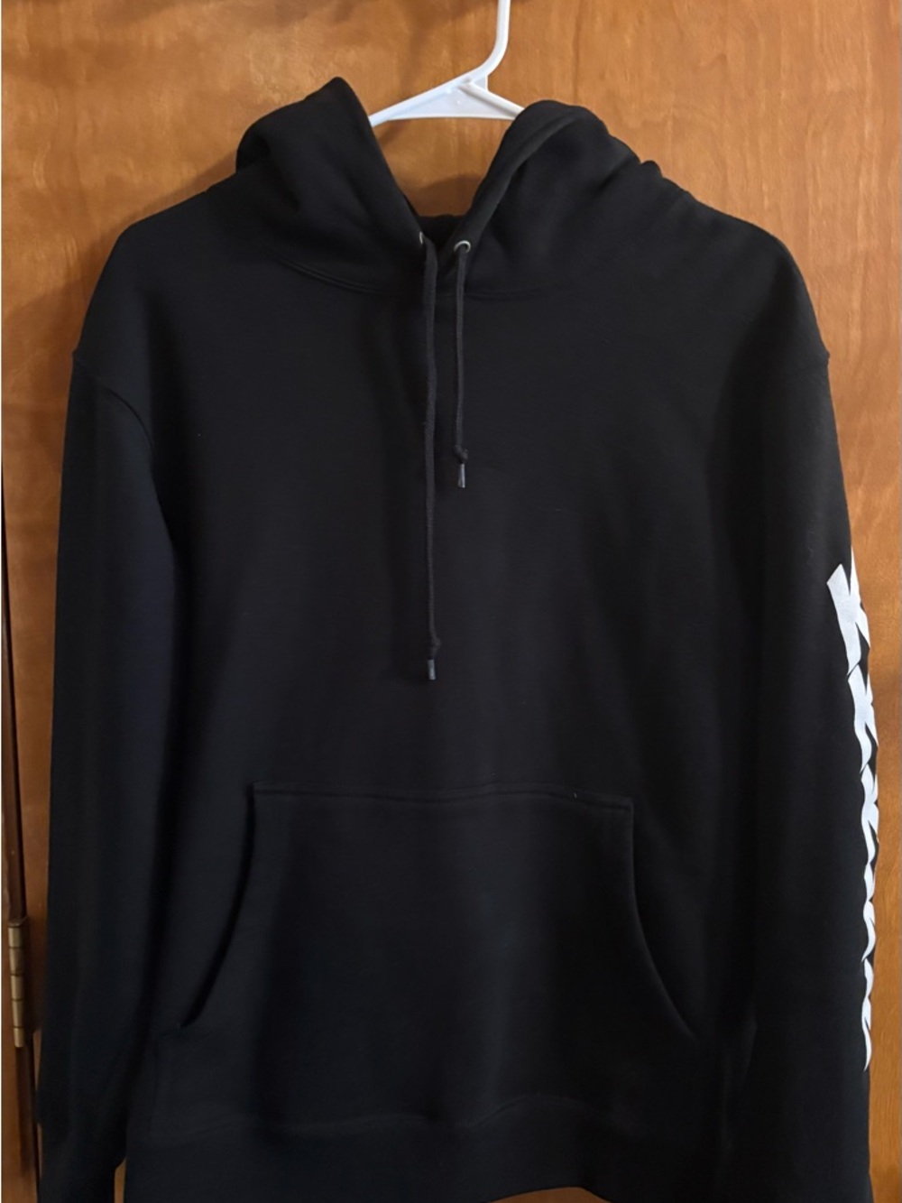 Men’s K2 Black Hoodie with White Sleeve Graphic